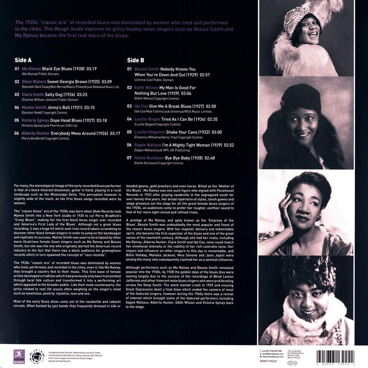 Rough Guide to Blues Divas (LP)