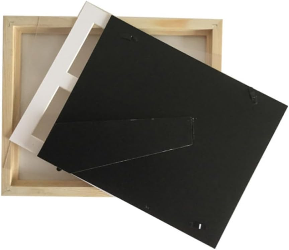 Handprint and Footprint Kit for Newborns Inkless Wooden Photo Frame Imprint Cards for Showers and Keepsakes Natural Wood image number 1