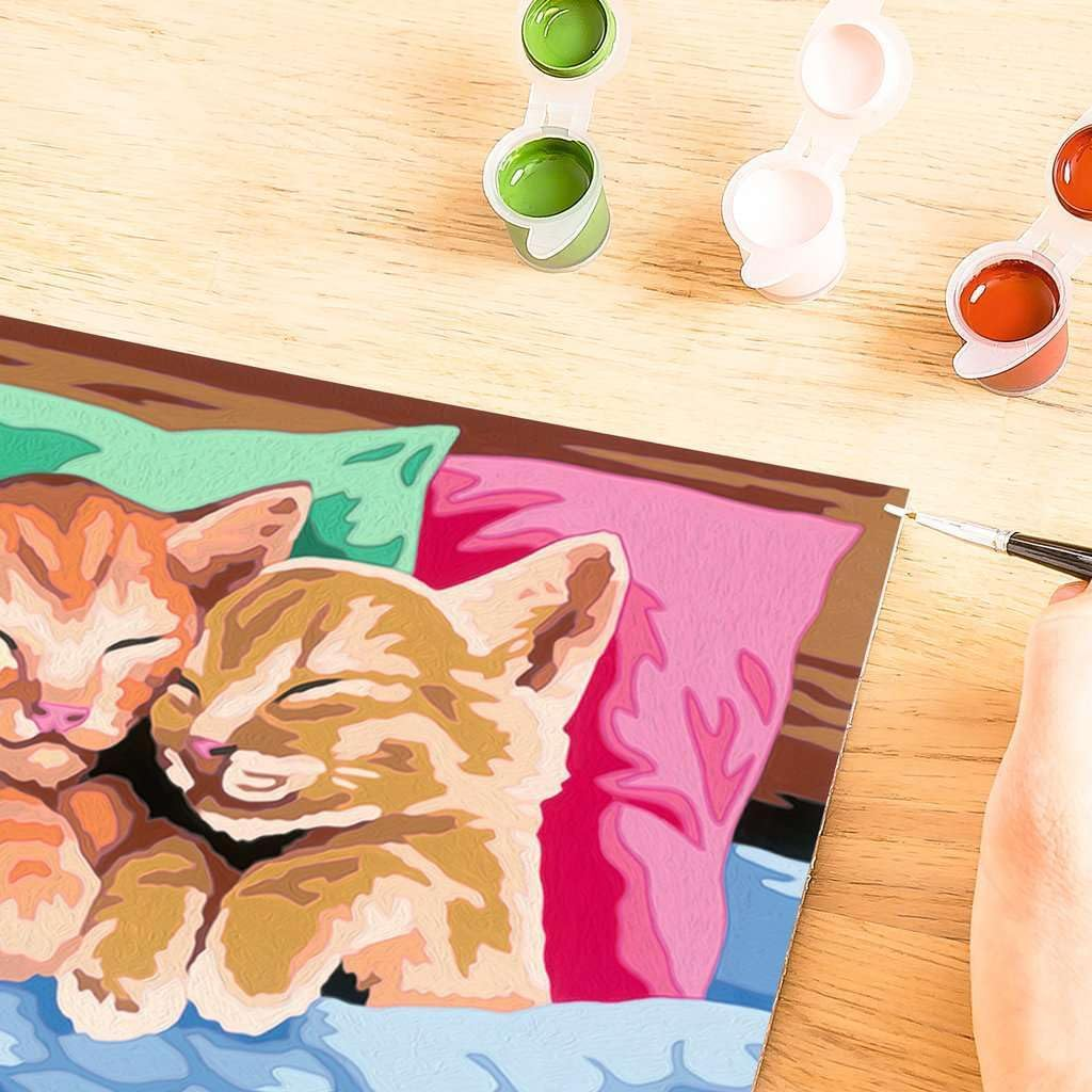 Ravensburger Malen Nach Zahlen 28986 - Verschmuste K&auml;tzchen - Kinder Ab 11 Jahren image number 1