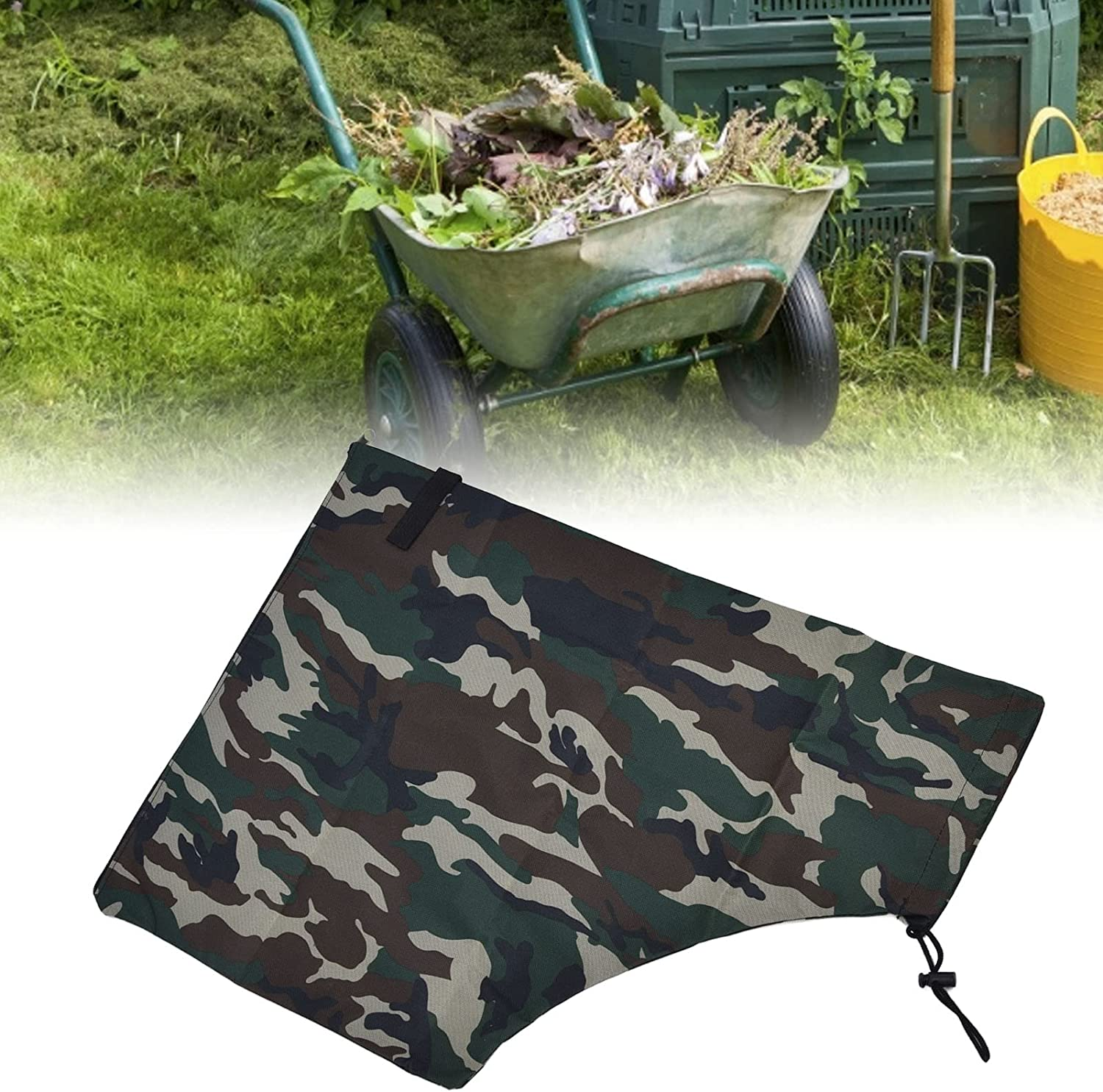 Leaf Blower Vac Bag, Leaves Collection Bags Easy to Clean 600D Oxford Cloth for Outdoor for Courtyard for Lawn image number 6