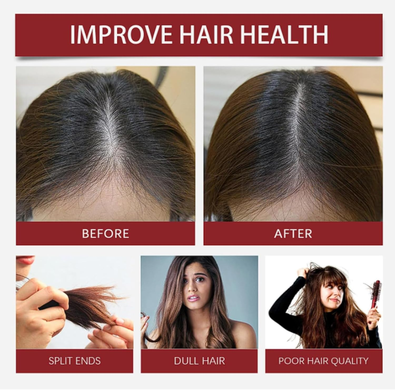 100% Raw Batana Oil Paste 100G, Batana Oil for Hair Growth, Natural Deep Conditioning Hair & Scalp Treatment, Nourishing & Repairing Balm for Dry Damaged Hair, Adds Shine & Strengthens Roots (6Pcs) - 4Pcs image number 6