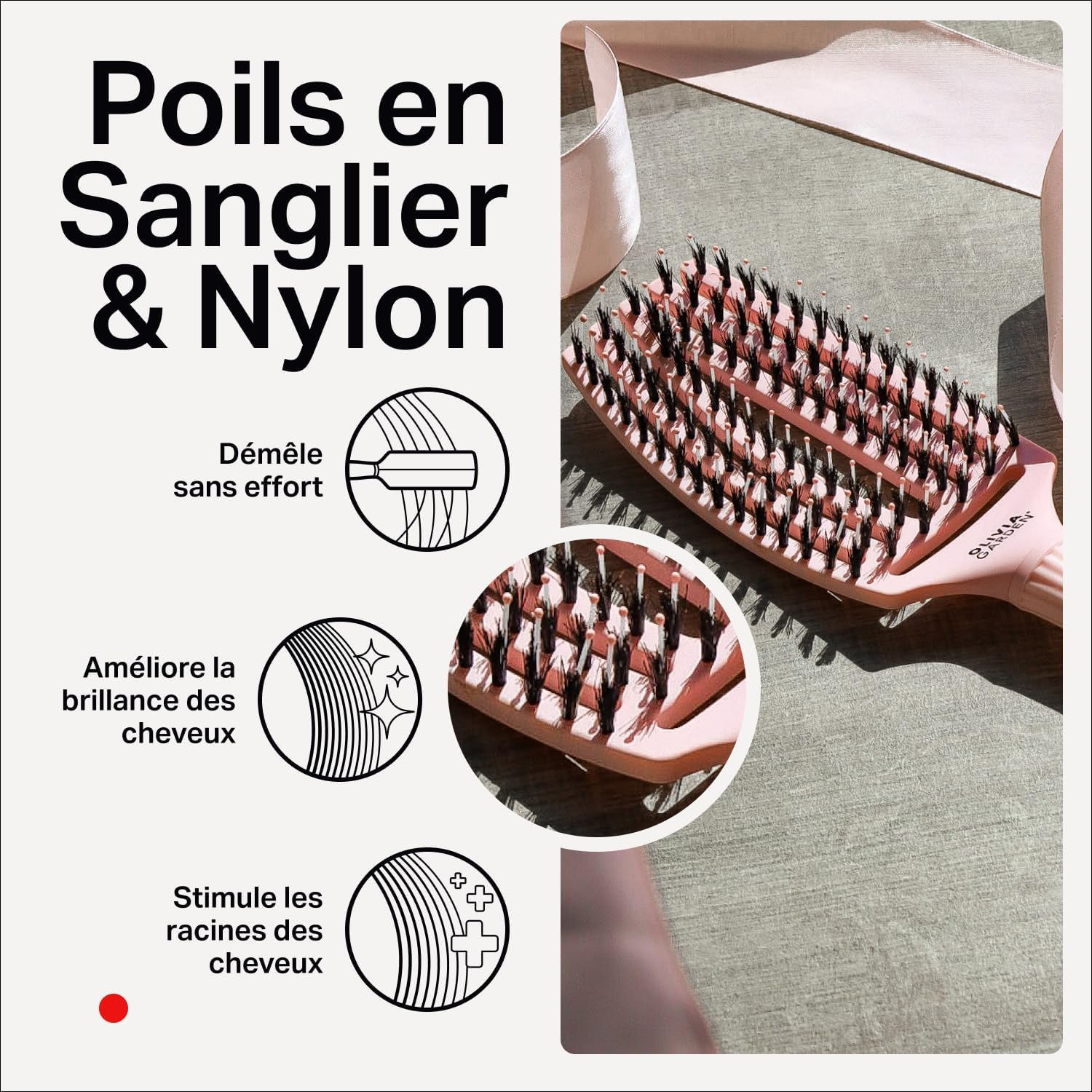 Olivia Garden Finger Brush Collection (Blue)