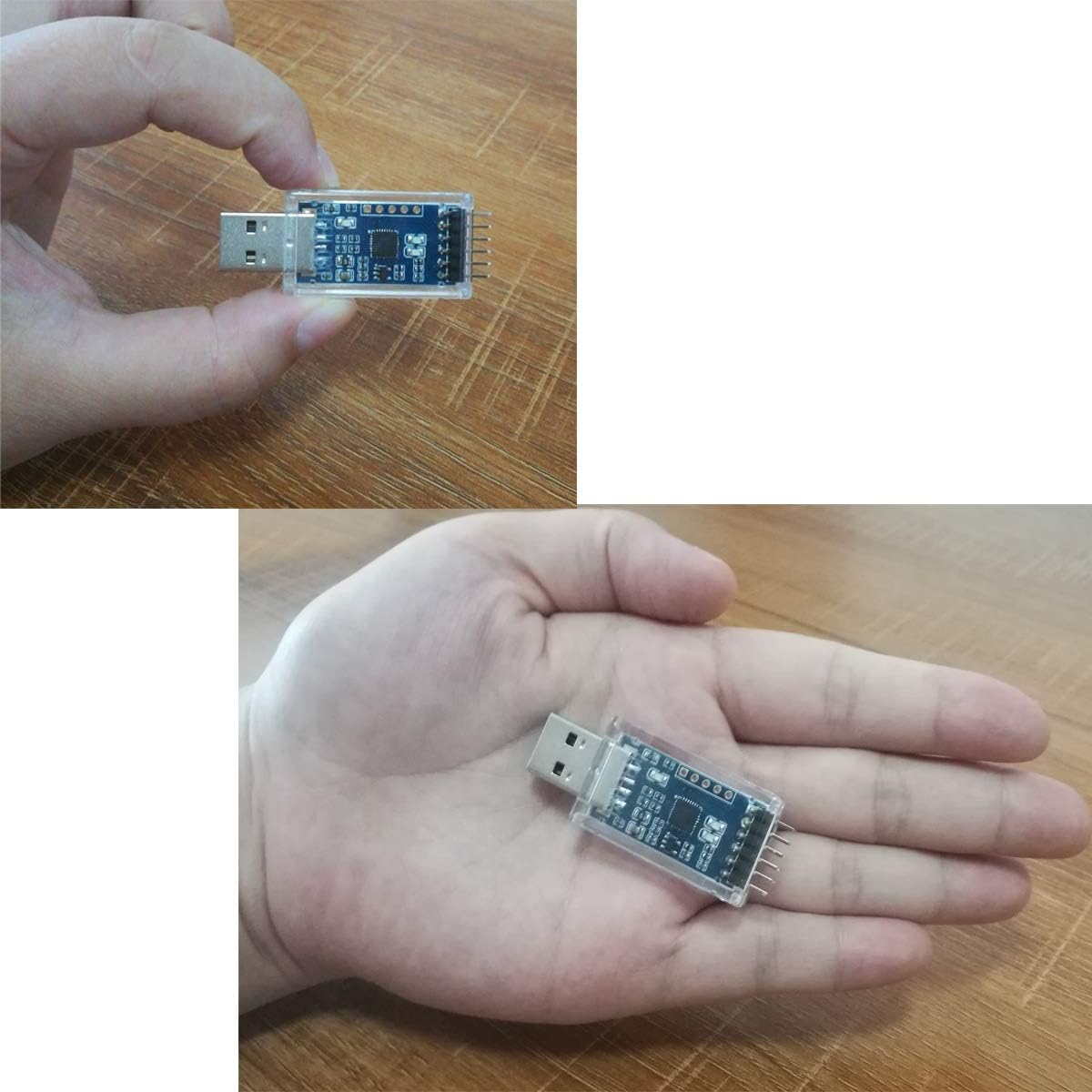 DSD TECH 2PCS USB to TTL Serial Adapter with CP2102 Chip Compatible with Windows 7,8,10,Linux,Mac OS X image number 3