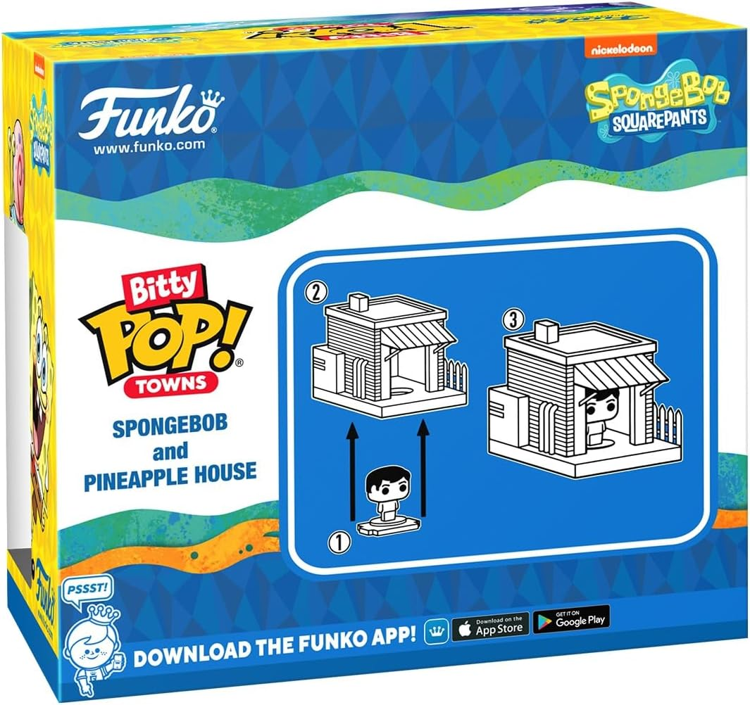 FUNKO Bitty POP! Town: Spongebob Squarepants- Spongebob at Home image number 3