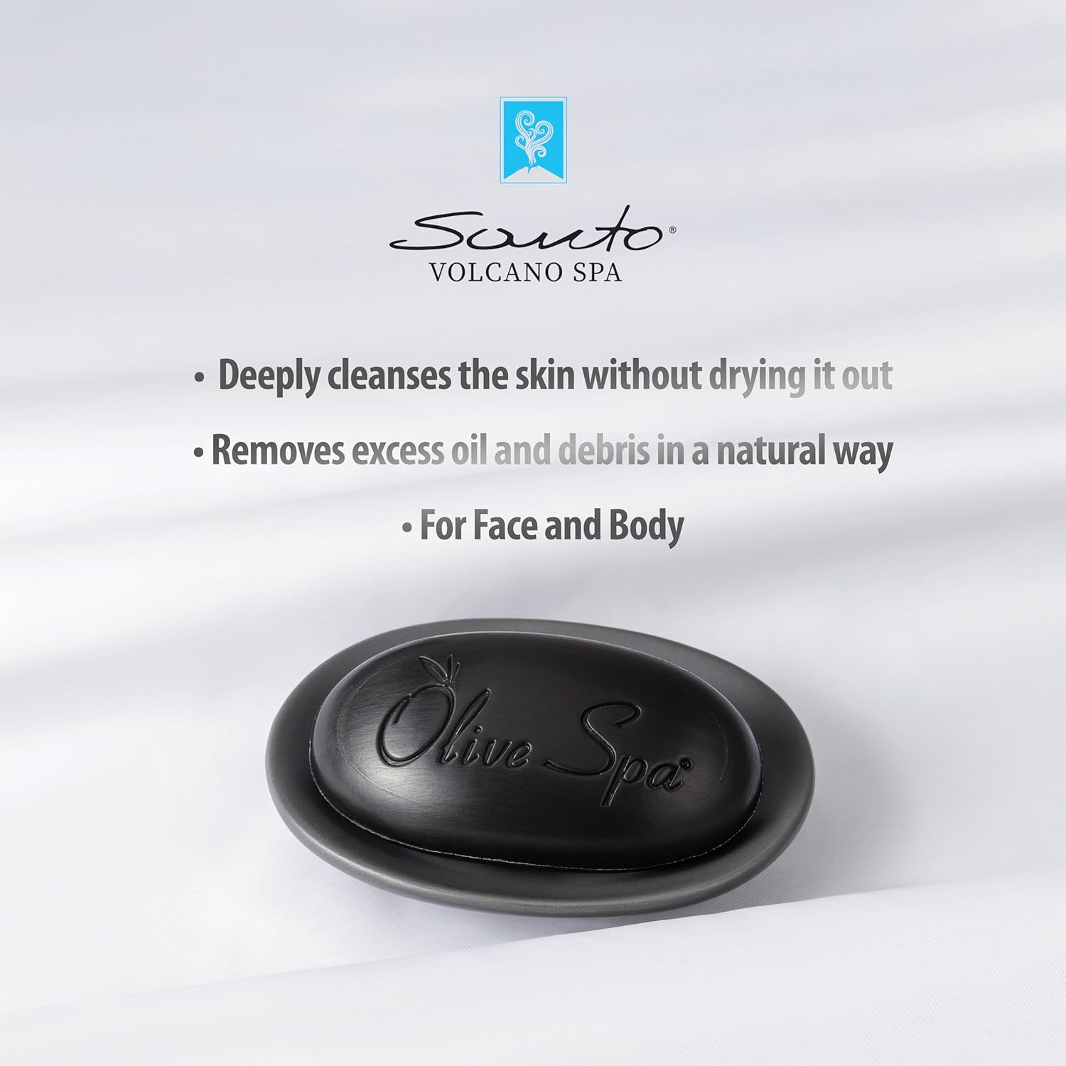 Volcano Lava Scrub Soap - Olive Oil Soap with Volcanic Lava