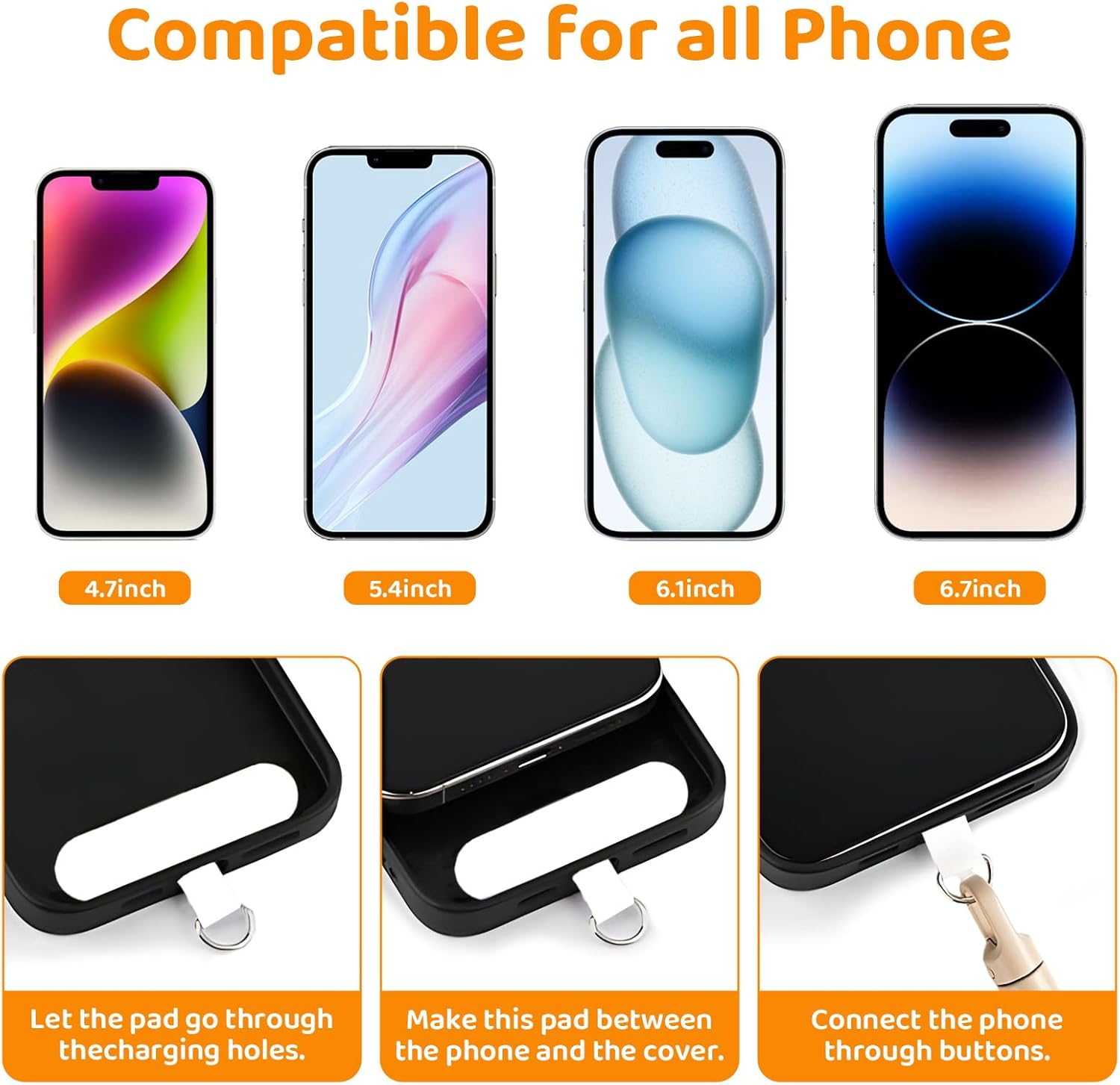 Vymoreon Phone Wrist Strap, Premium Adjustable Universal Multifuctional Mobile Phone Lanyards - Green image number 4