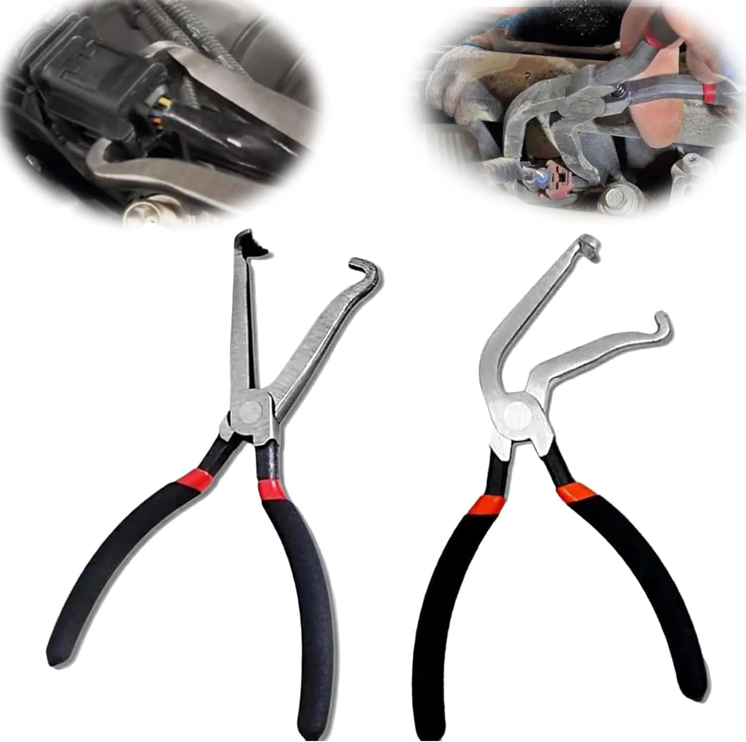 IONPSHG 2025 Upgrade Electrical Connector Pliers Automotive Tools Electric Disconnect Pliers Automotive Rapid Disconnector Pliers Fuel Line Petrol Clip Pipe Pliers Automotive Hose Disconnect Tools image number 2