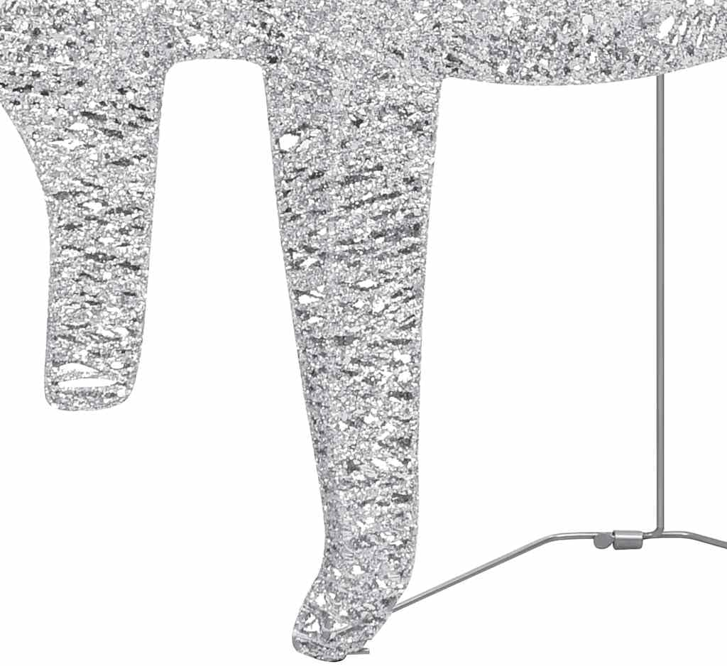 Christmas Reindeers 2 Pcs Silver 40 Leds Holiday Decor Outdoor Lights image number 4