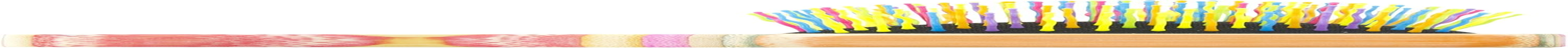 WINSUN Natural Bamboo Hair Brush, Natural Rainbow Bamboo Paddle Hair Brush with Colorful Nylon Pins, Good Massage and anti Static Detangling Hair Brush for Woman, Girls and Kids, for All Hair Types. image number 4