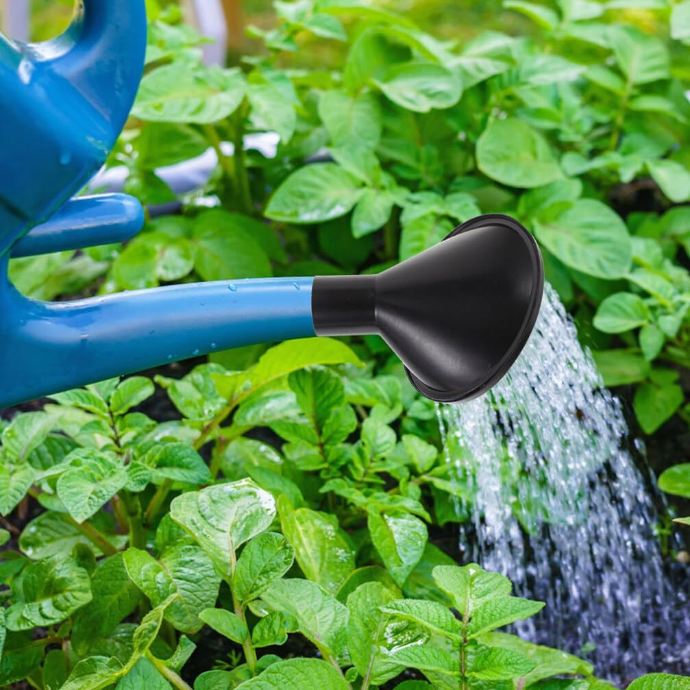 Watering Can Rose Head, 2Pcs Kettle Replacement Nozzles Spray Spout Water Sprinkler Head Universal Watering Can Head Garden Shower Heads for Flower Bonsai Black image number 6