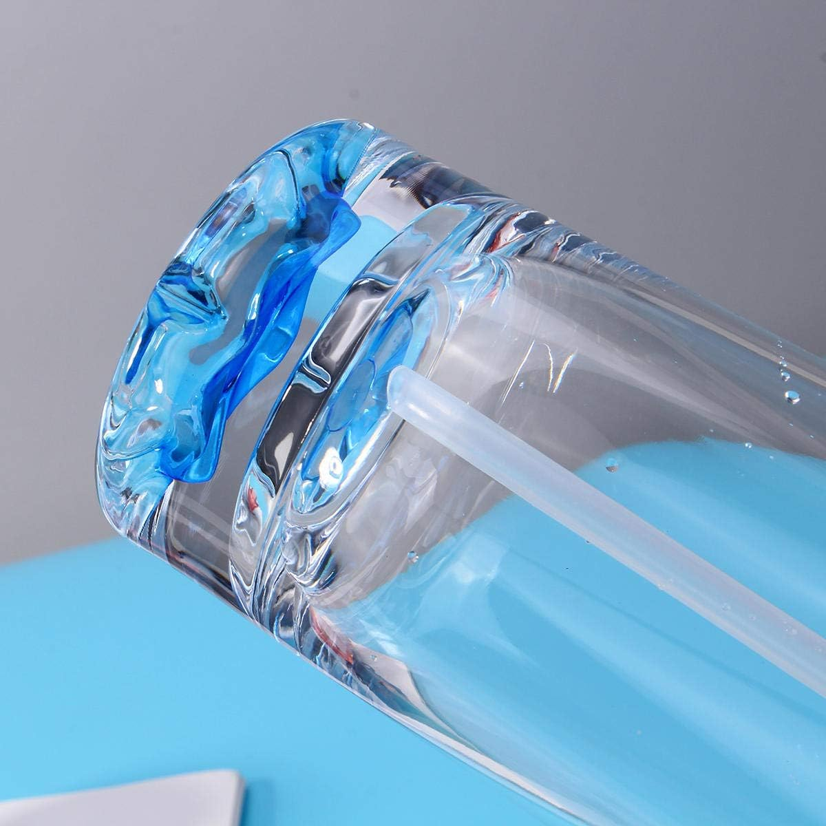 Transparent Hydraulic Bottle Acrylic Shampoo Shower Gel Soap Dispenser image number 5
