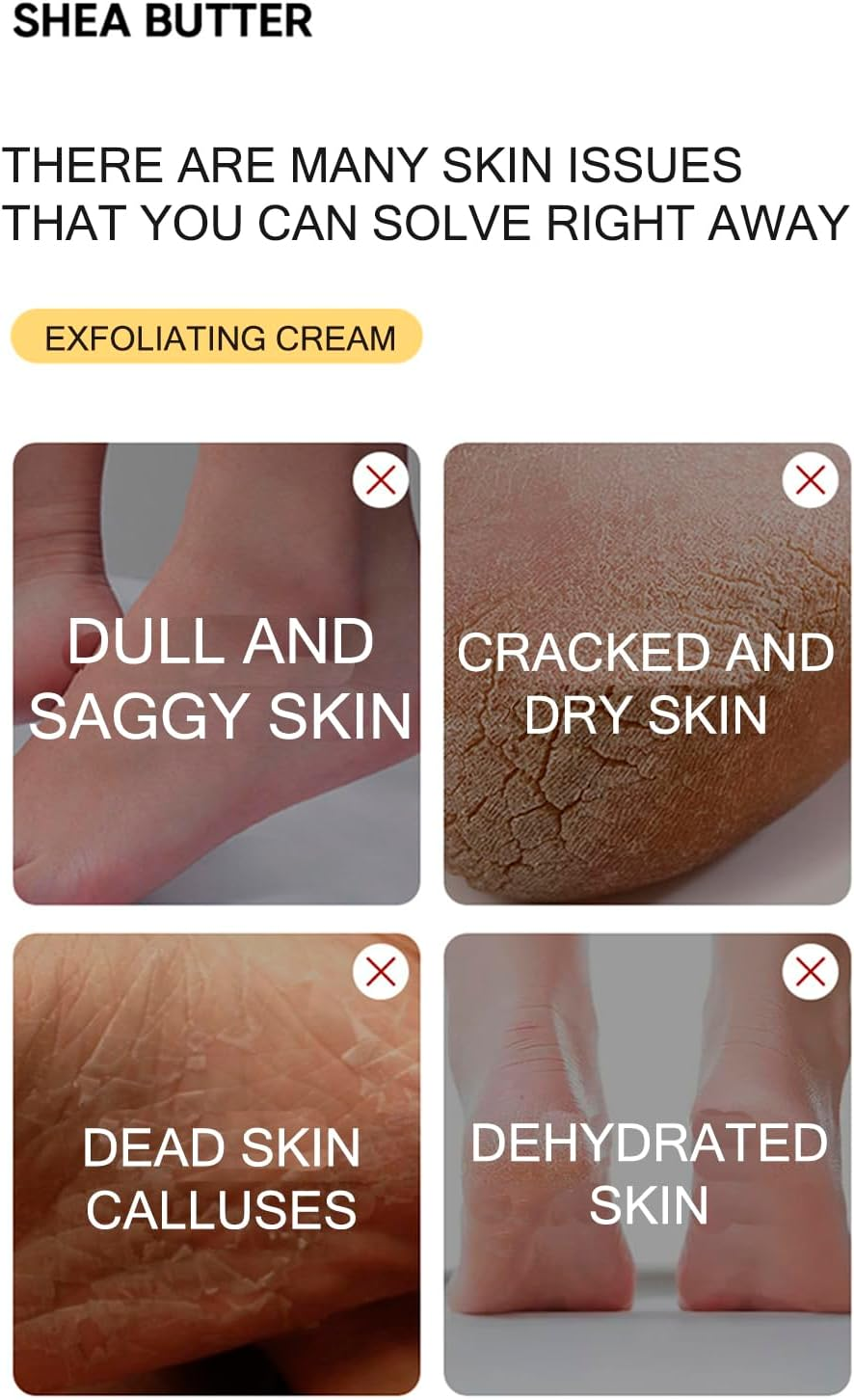 BIOAQUA Foot Care Herbal Massage Scrub-Exfoliating Cream Cleansing Delicate Feet Skin Shea Oil Natural Extracts 180G image number 3