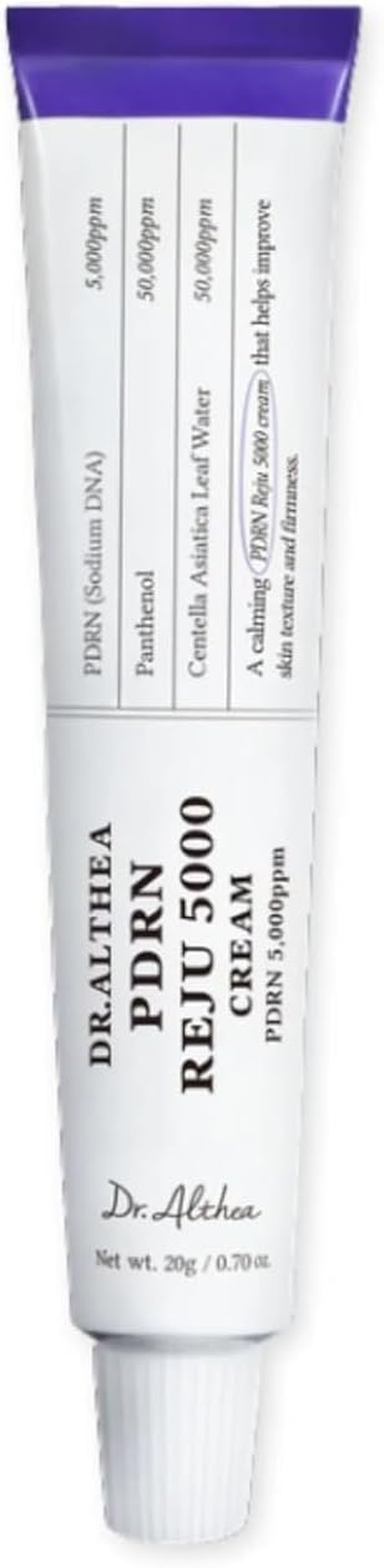 Dr.Althea PDRN Reju 5000 Cream | Biome PDRN Cream for Irritated, Sensitive Skin | Soothing Face Moisturizer with Panthenol and Centella | Korean Vegan Skin Care for All Skin Types, 20Ml image number 3