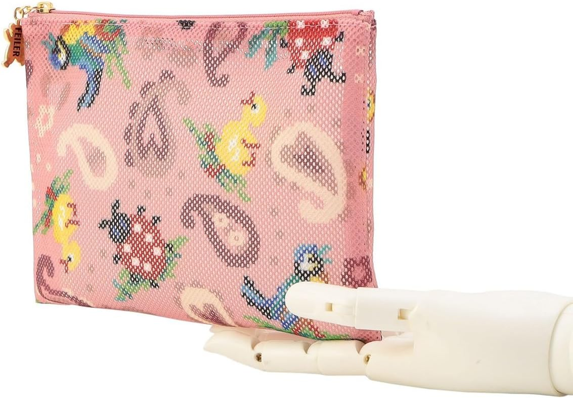 Fayler HPY-257012 Heidi Paisley Mesh Pouch M image number 2