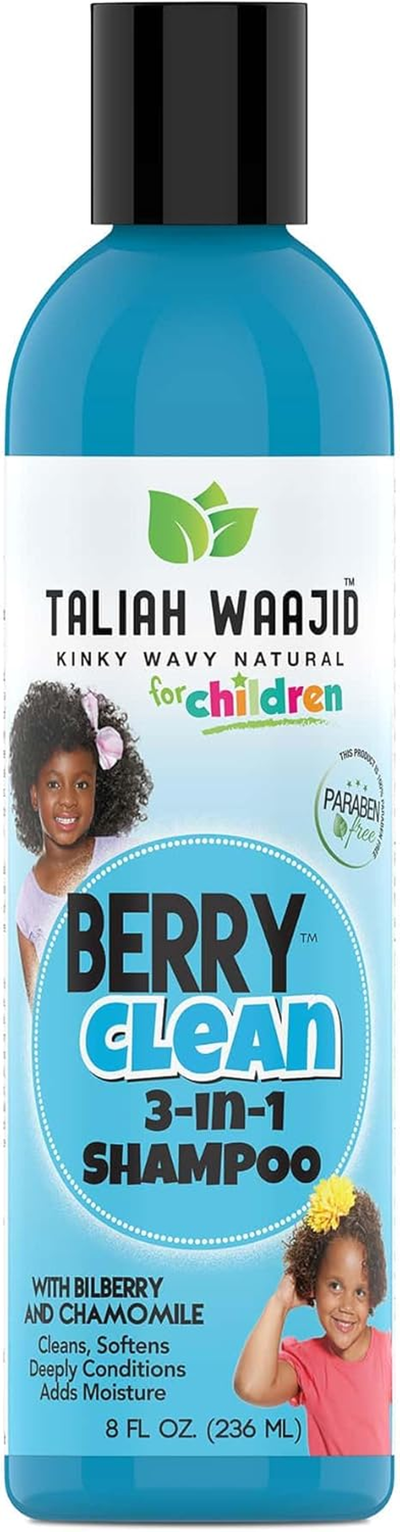 Taliah Waajid Kinky Wavy Natural Clean Three in One, Berry, 8 Ounce image number 3