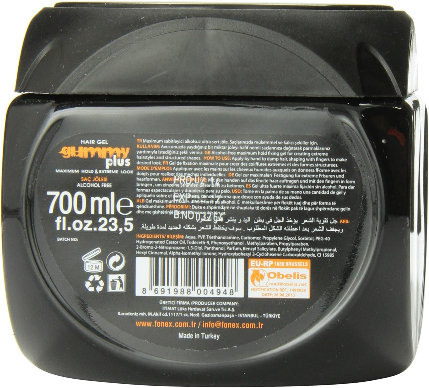 Gummy plus Hair Gel, 23.5 Fl Oz