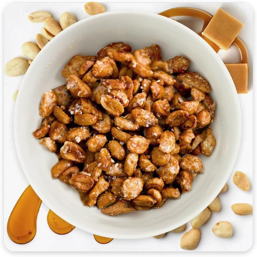 A Little Luxury Villa Maria Sauvignon Blanc Gift - with Morish Caramel-Coated Peanuts, Our Signature Gift Box & Green Satin Ribbon image number 5