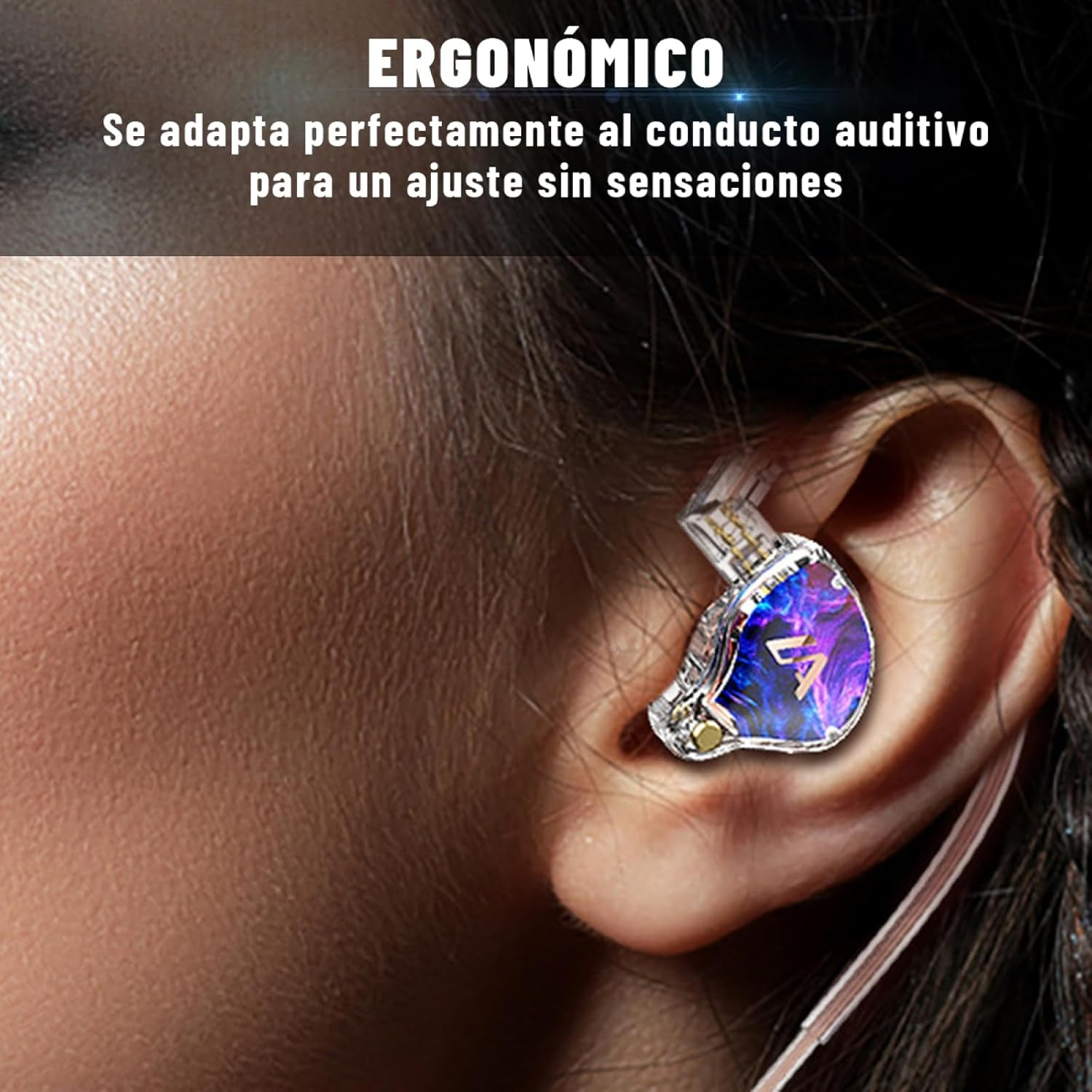 Daseeme LM3 Wed Earphones with Interceable Cables, Plug and Unplug Ear Earphones, Classic Dynamic 3D Panel Hifi Mobile Gaming Music Wed Earphones LM3P-A with Label image number 6