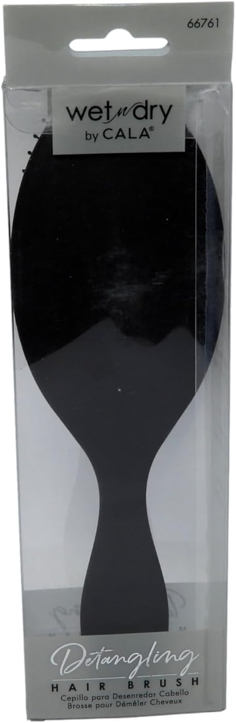 Cala Wet-N-Dry Black Hair Brush image number 1