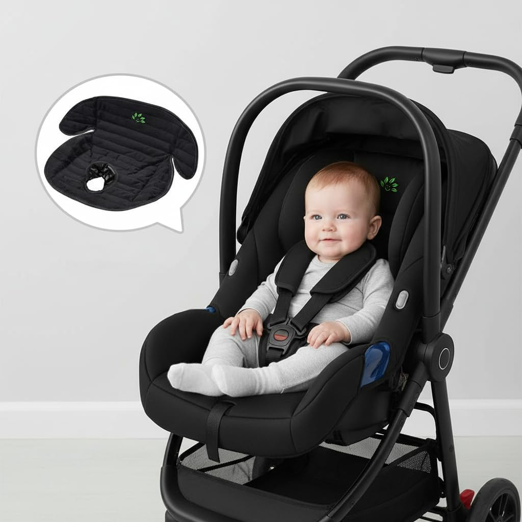 Waterproof Piddle Pad Car Seat Protector, Machine Washable & Dryable Potty Training Seat Saver for Infant, Baby and Toddler by Quttly (1PCS) image number 3