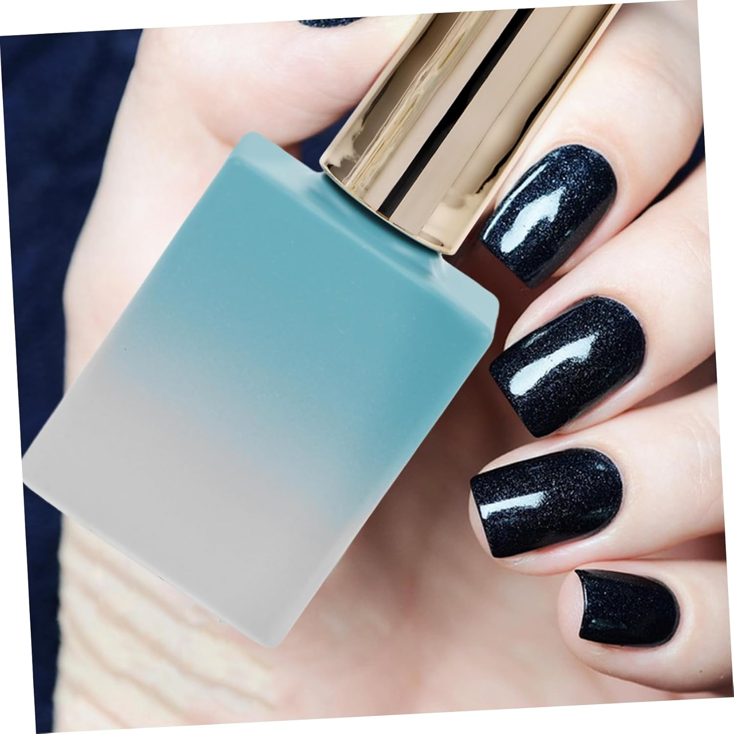 HONMEET Refillable Nail Polish Bottles 8Pcs 11.7Ml Gradient Glass with Brush Applicator for DIY Nail Art and Professional Use image number 2