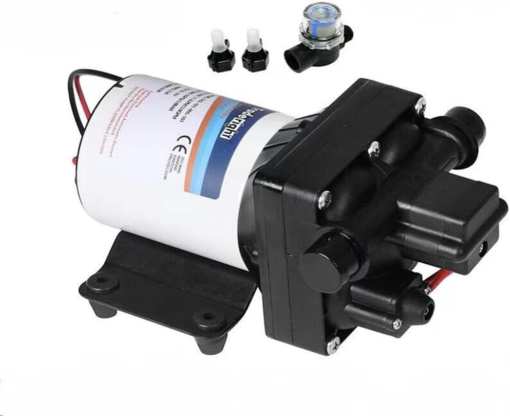 12V Caravan Water Pump High Pressure Self-Priming Rv Camping Boat 70PSI 20.8L/M