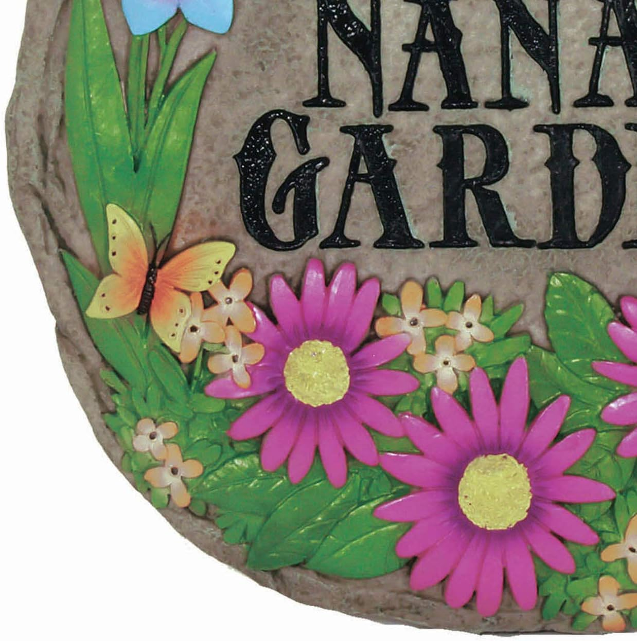 Spoontiques - Garden D&eacute;cor - Nana'S Garden Stepping Stone - Decorative Stone for Garden - Resin