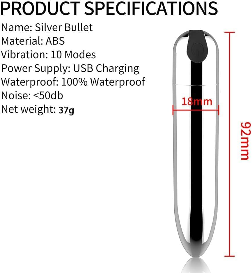 10 Frequency Mode Portable Lipstick Toy Handheld Travel Bag Bullet Tool Silicone Ball Women'S Fun Mute Waterproof Bullet Rod Electric Playback