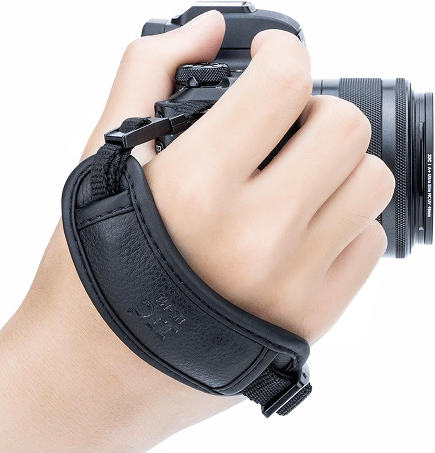 Camera Hand Wrist Grip Strap with Thinner Lanyard for Canon EOS R50 V R50V R100 R10 R6 R5 R6 Mark II for Fujifilm X Half GFX 100 II Coolpix P1100 for Panasonic Lumix S1II S1IIE S1RII FZ80D S5IIX S9 image number 1