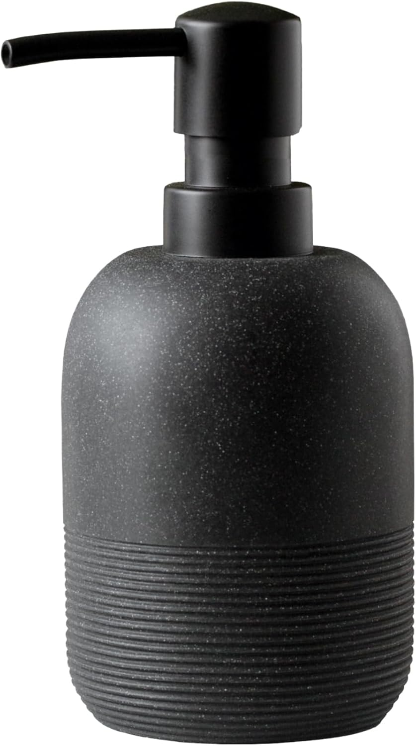 Galdal 2Pcs/Set Beige Hand Soap Dispenser Sets,Resin Liquid Soap Dispenser for Bathroom Countertop,Dish Wash Dispenser for Kitchen.