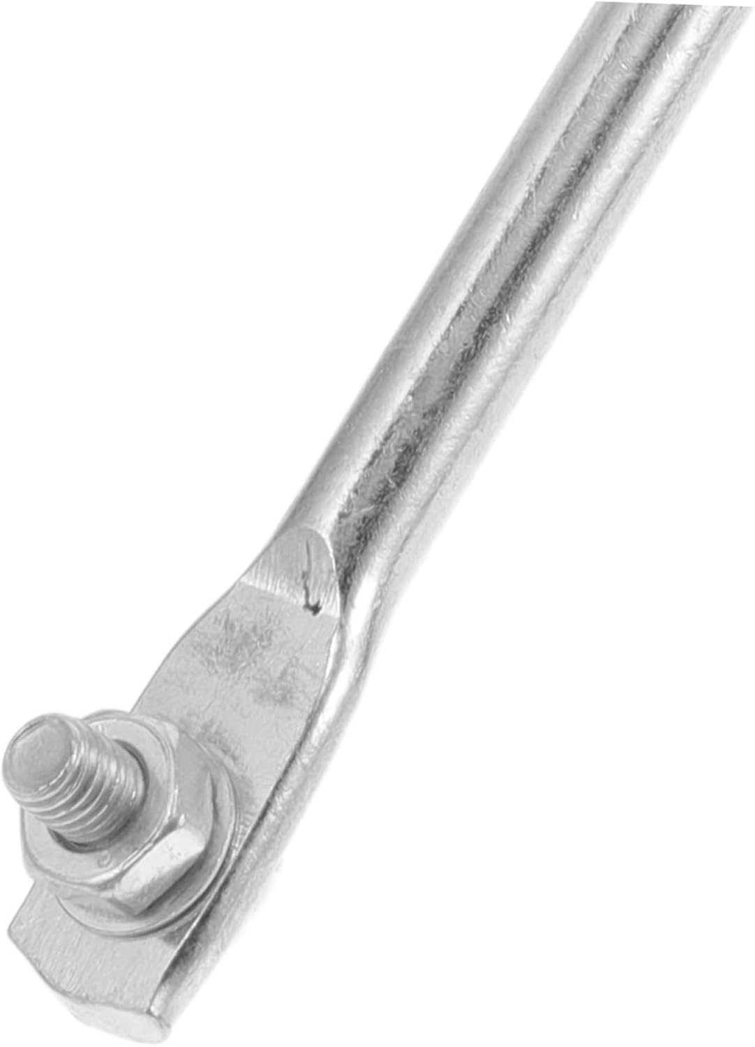 VICASKY Ground Rod for Generators 12Mmx300Mm Brass Galvanized Earth Pin Weather-Resistant Grounding Rod for Electric Fence Systems Antenna Earthing image number 3