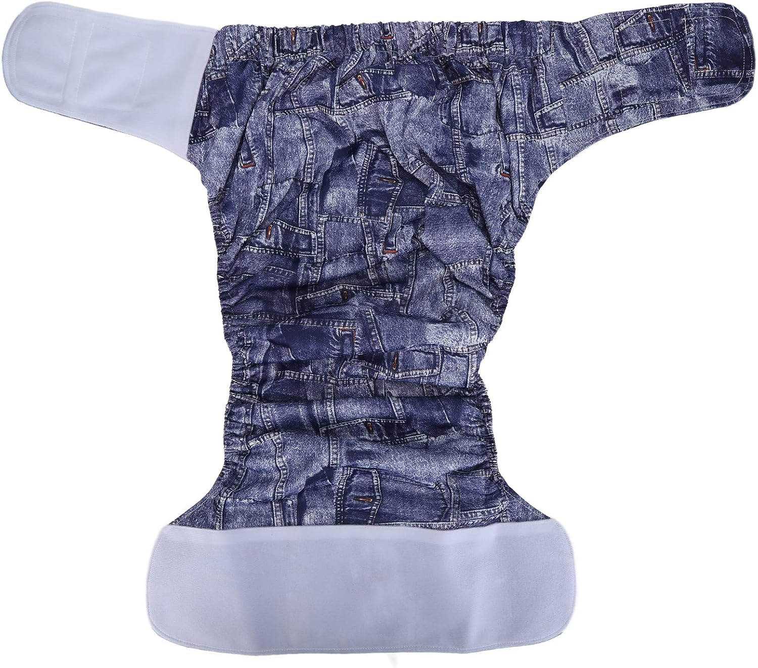 Reusable Adult Cloth Diaper Waterproof Incontinence Nappies with Hook Loop Fasteners High Absorption TPU Film for Senior Care image number 6