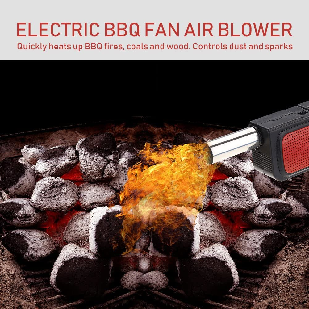 Portable Handheld Electric BBQ Fan Air Blower for Cooking Tool Outdoor Camping Picnic Barbecue image number 3