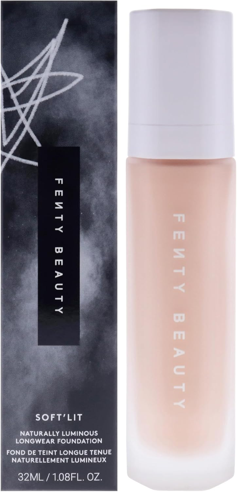 Soft Lit Naturally Luminous Longwear Foundation - 225 Light Medium Neutral Olive by Fenty Beauty for Women - 1.08 Oz Foundation