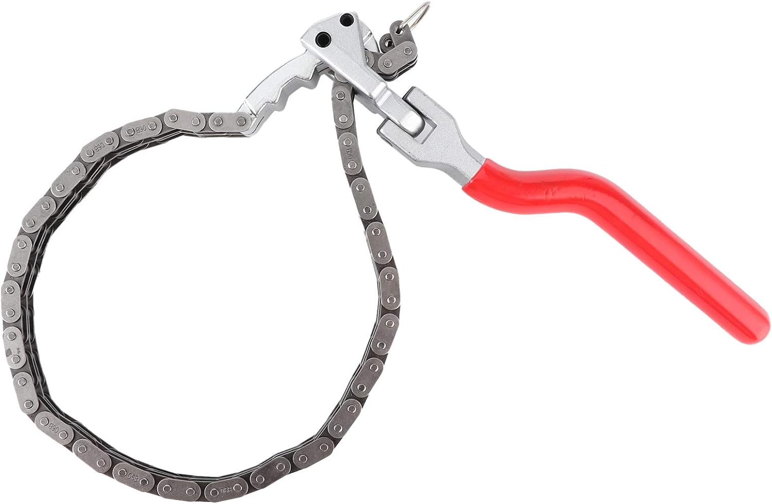 Oil Filter Wrench, 13.8In Universal Adjustable Oil Filter Pliers with 20.5In Chain, Chain Type Wrench Spanner for 2.4‑6.3In Diameter Canister‑Type Filters, Auto Repairing Removal Tool image number 3