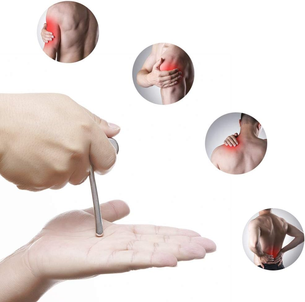Stainless Steel Trigger Point Massage Tool-Deep Tissue Massage- Reflexology Acupressure Massage Tools for Myofascial Release Relief Pain image number 3