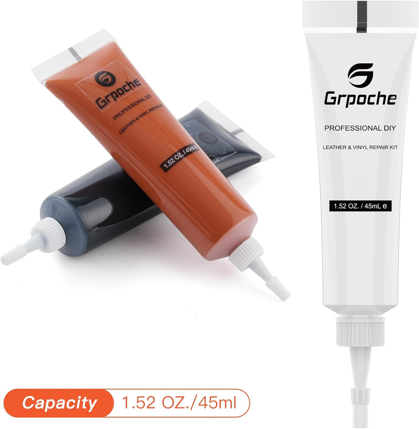 Leather Repair Kit, Leather Repair Cream and Repair Filler, Tools, Conditioner for Furniture and Car Interior, Leather Couch Scratch Repair, Leather Dye Paint for Cracked and Damaged Leather image number 5