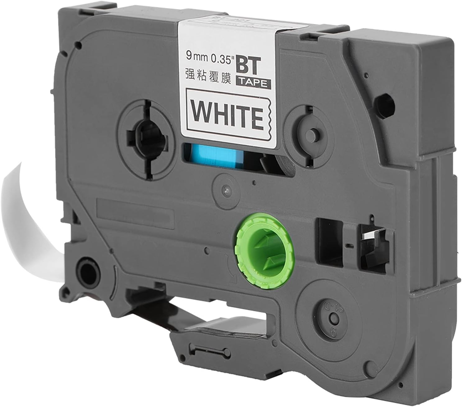 9Mm Label Tape Replacement for Tze-121 Tze-221 Tze-421 Tze-521 Tze-621 Tze-721, Black on White Cassette Tape, Label Maker Tape PT-E100 PT-D210 PT-E300 PT-D450 PT-P700 PT-18RZ PT image number 5