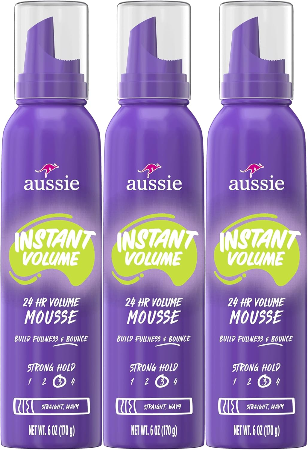 Aussie Instant Freeze Sculpting Hair Gel, Maximum Hold, No Flaking, Long-Lasting, with Jojoba Oil, Sea Kelp, Australian Aloe, Frizz Control, Citrus Floral Scent, 7 Fl Oz Triple Pack