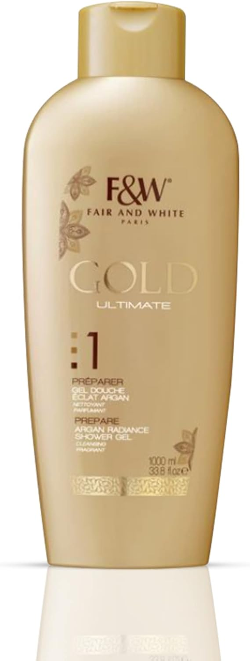 Fair and White Gold Ultimate Argan Radiance Shower Gel image number 2