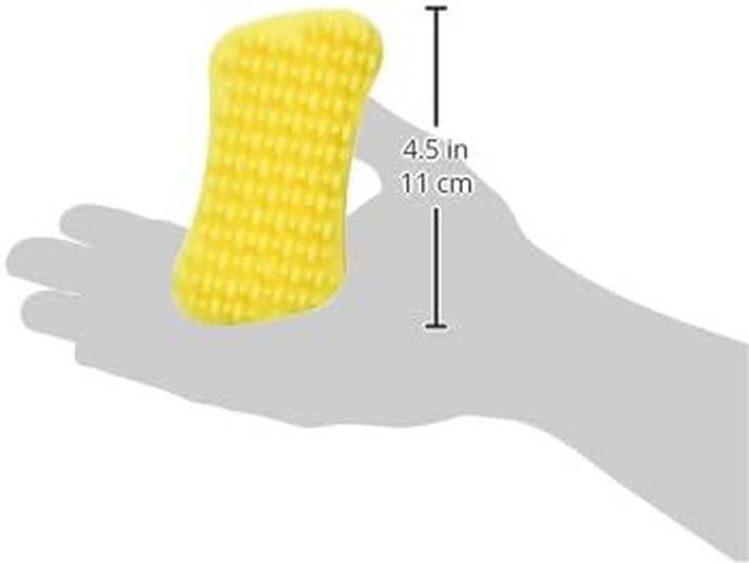 Pet + Me Multi-Functional Grooming Brush for Short Hair Dog, Yellow image number 1
