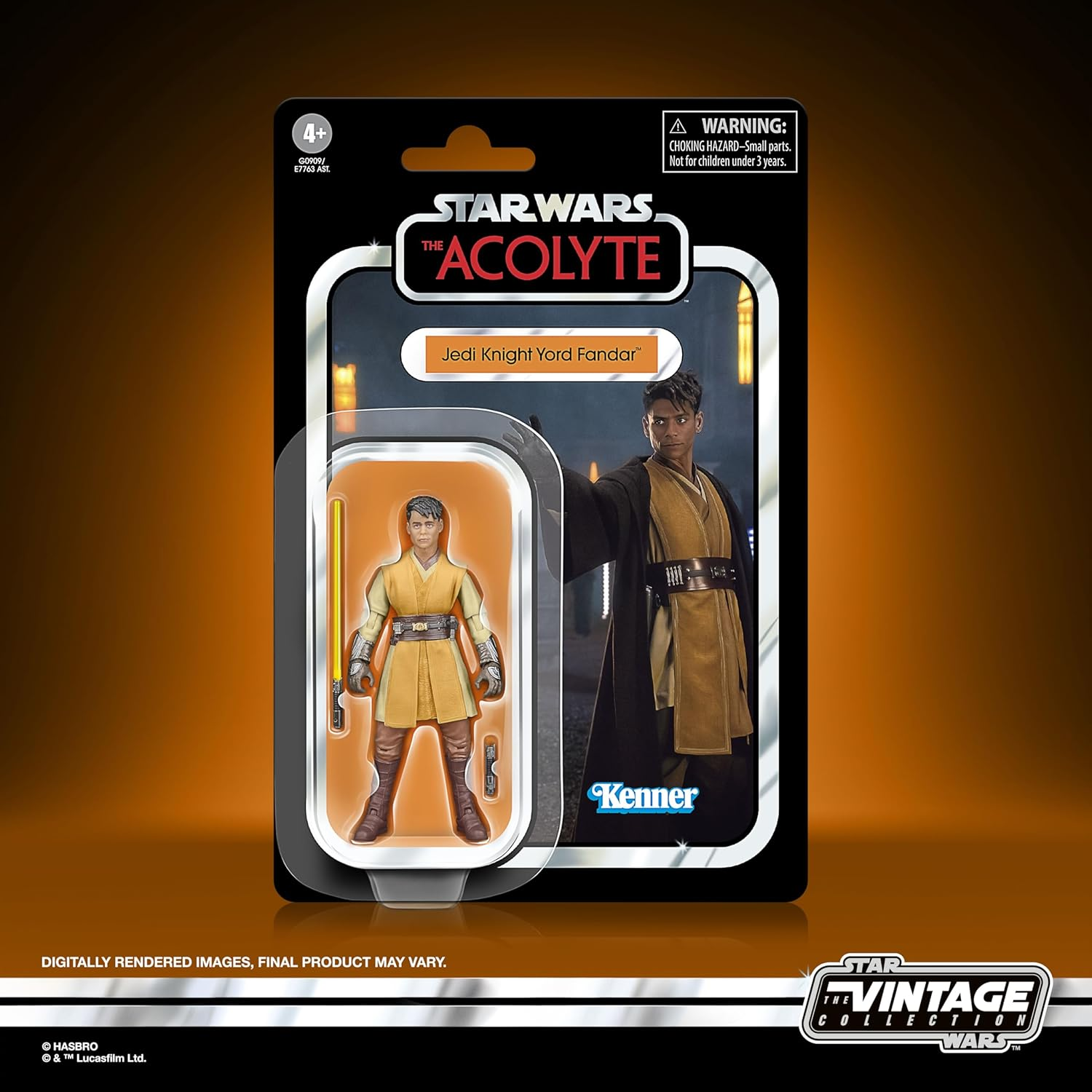 Star Wars the Vintage Collection Jedi Knight Yord Fandar, Star Wars: the Acolyte 3.75 Inch Collectible Action Figure