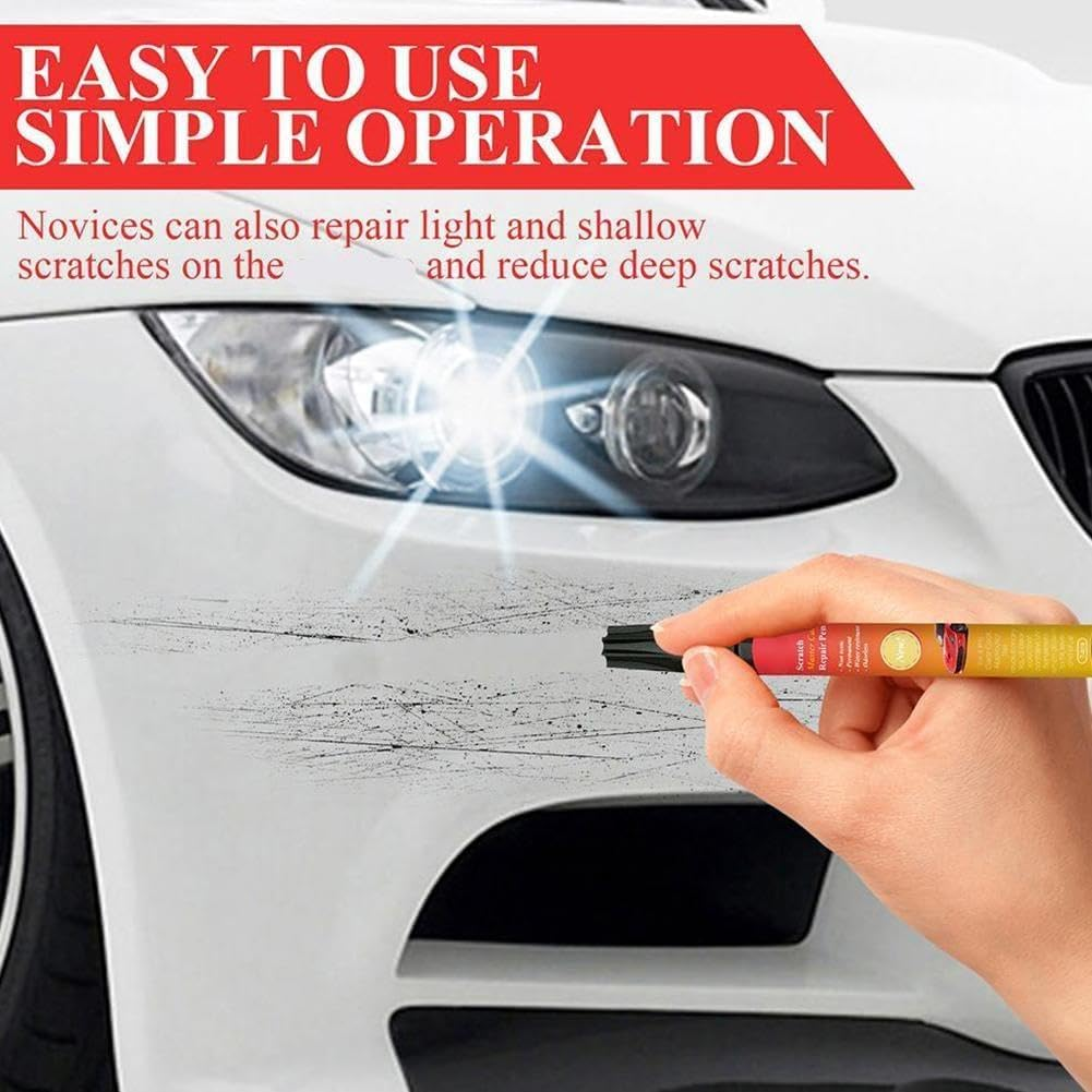 3Pcs Car Pen Clear Coat Application for Car Scratch Repair Remover Sealer Filler Clear Activated Car Accessories Repair,Auto Kit,Fix for Pen,Car Brushes,Car Remover,Car Black,Automotive up Bru - 1Pcs image number 1