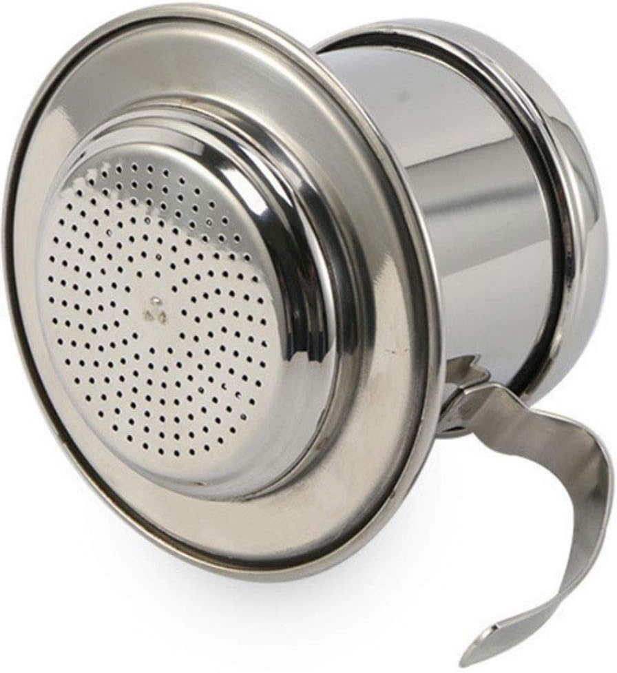 304 Stainless Steel Vietnam Coffee Pot, Coffee Appliance Brewing Pot, Drip Pot, Coffee Filter, Drip Pot,For Espresso Cappuccino British Afternoon Tea,Black