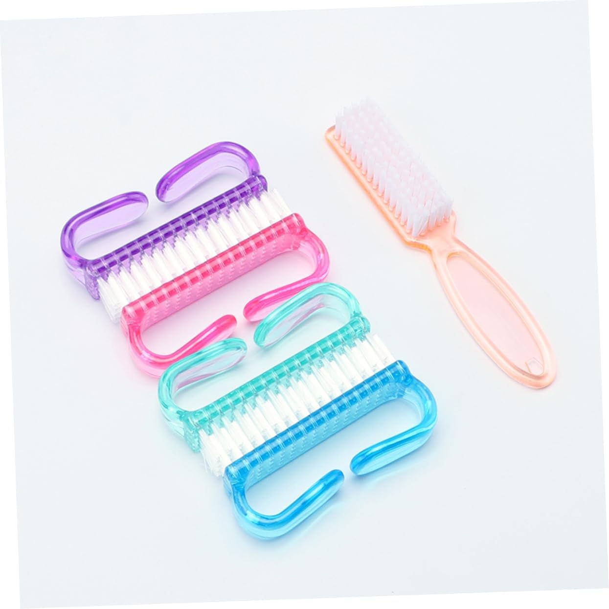 FRCOLOR Sturdy Nail Brush for Nail Art and Manicure Cleaning Dust and Filing Residue Comfortable Handle Design image number 6