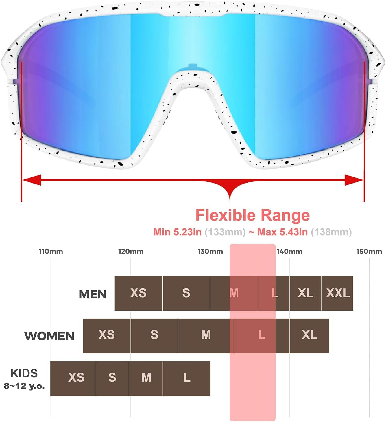 Living Out Your Qool Time Polarized Cycling Sunglasses for Women Men Golfing Running Volleyball MTB Outdoor Sports Padel image number 4