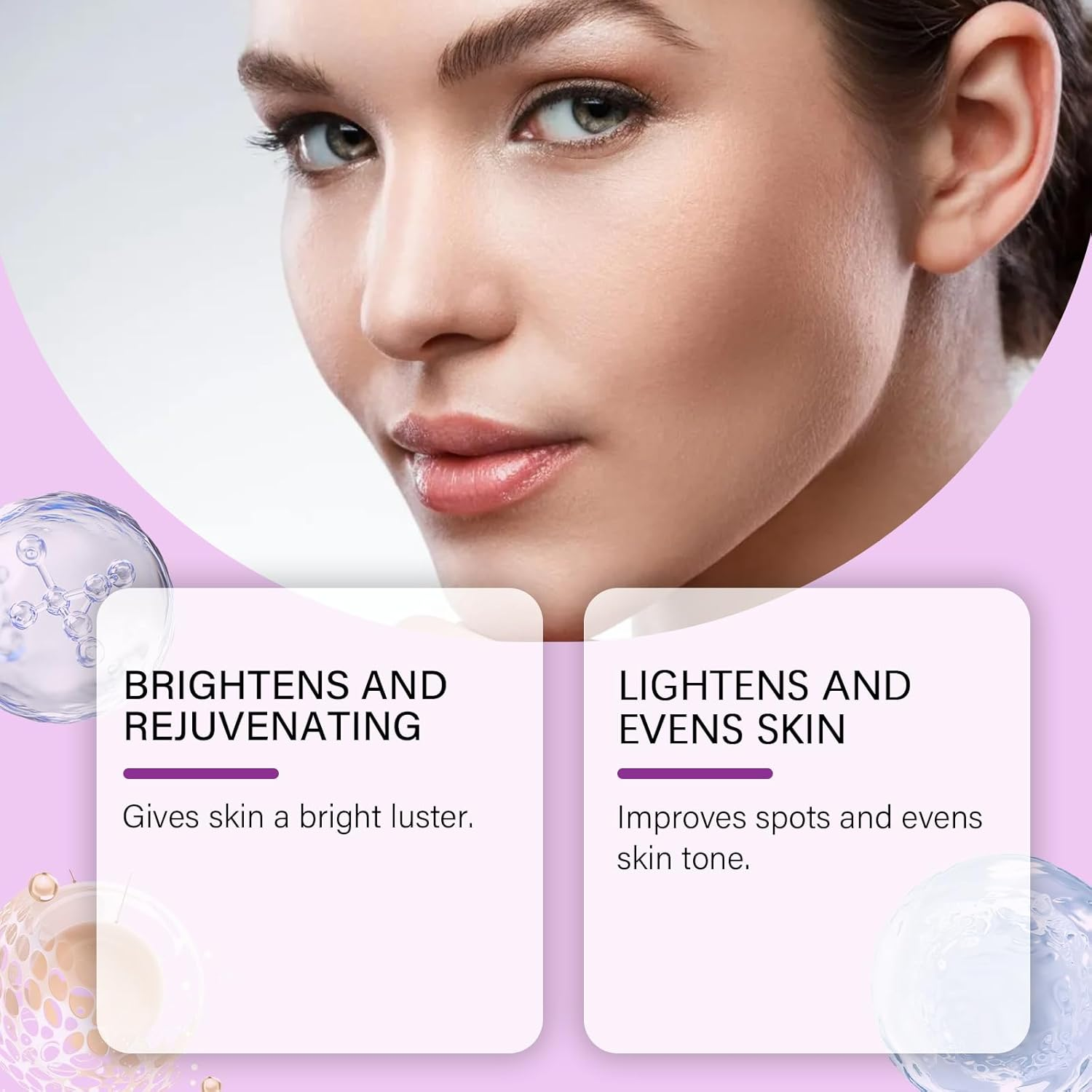 Advanced Anti-Hyperpigmentation Essence, Pigmentation Removal Serum for Spots Correcting, Reduces Hyperpigmentation to Even Skin Tone & Improve Pores, Hydrating and Brightening (3Pcs) - 2Pcs image number 6