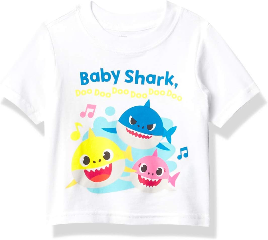 Pinkfong Boys Baby Shark Doo Family Short Sleeve image number 1