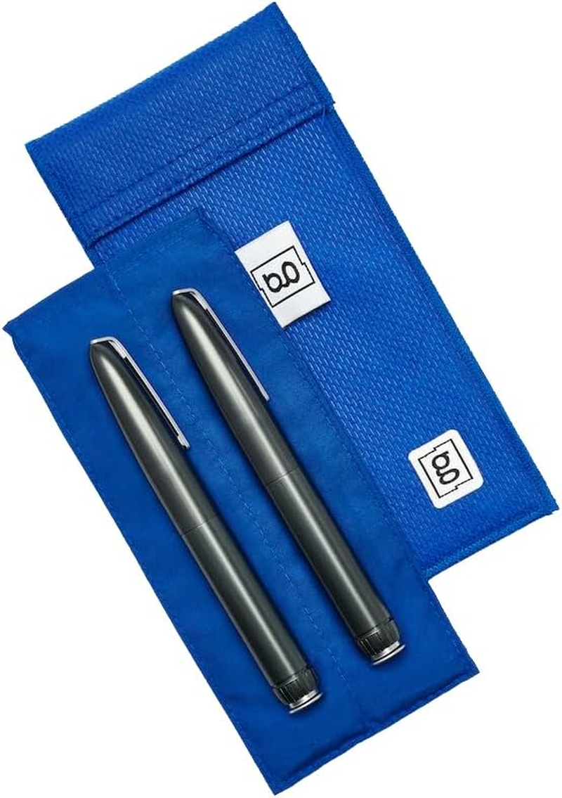 Glucology Insulin Cooling Pouch &ndash; Keeps Medication Cool for 36+ Hours, Stress-Free | Insulin Pen Cooler for Travel and Everyday Use | No Ice, No Batteries Required | 2 Pens Capacity | Black