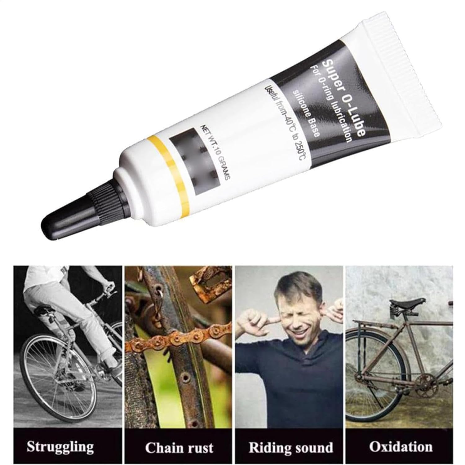 O Ring Grease | Long Lasting Silicone Grease | Multipurpose Valve Supplies, Food-Grade Gasket Lube for Faucets, Washer